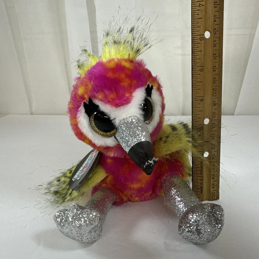Zuru‎ Coco Surprise Plush Neon Fliss Flamingo Bird Stuffed Animal W/ Tags